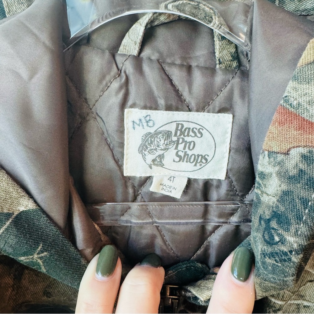 Bass Pro Shops Camo Hooded Jacket for Toddlers - Picture 2 of 7